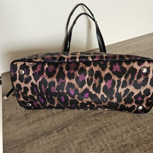 Coach F25281 Flannel Multicolored Animal Tote Bag Used - Picture 5 of 11